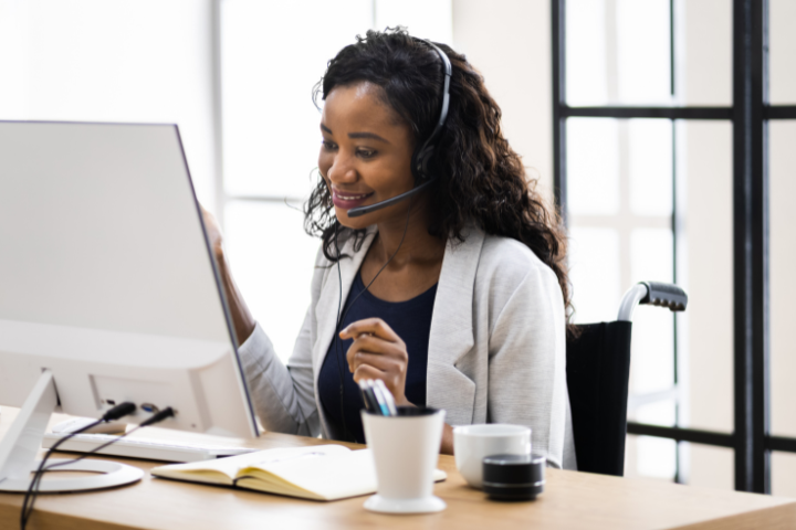 Personal Online Assistant At Desk