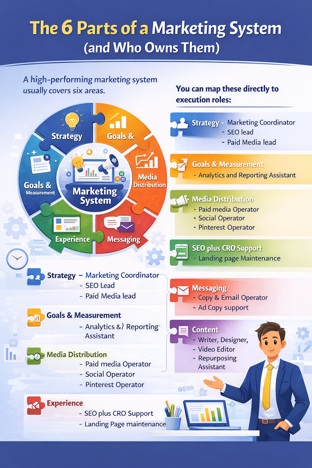 Best Virtual Assistant For Your Digital Marketing And Parts Of The Marketing System