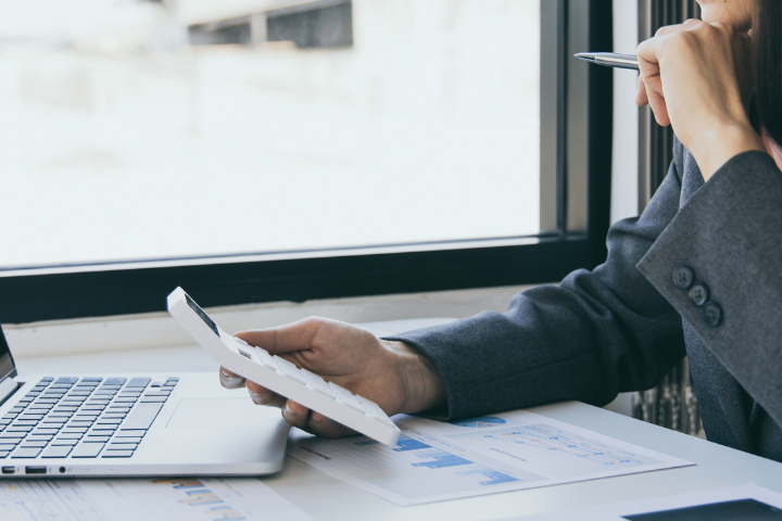 A Business Consultant Reviewing Working