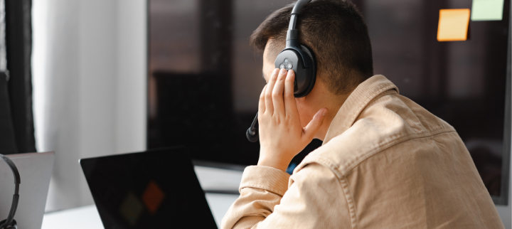 Man Providing Customer Service