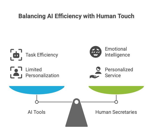 Virtual Secretary And AI Balance