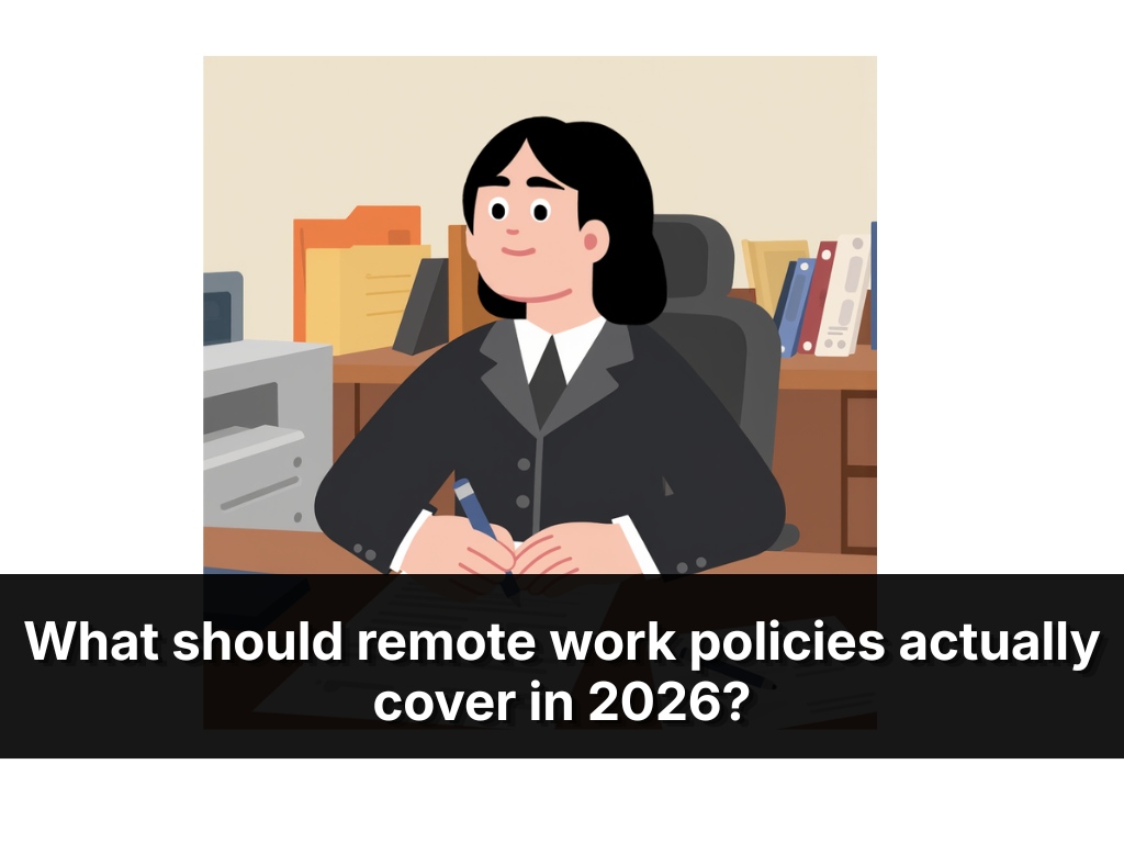 What Should Remote Work Policies Actually Cover In