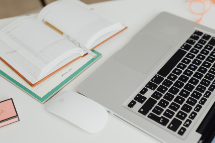 Laptop Of An Upwork Virtual Assistant