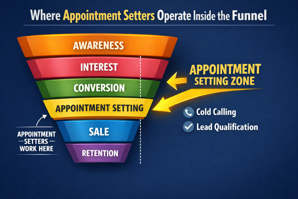 Where Remote Appointment Setter Operate