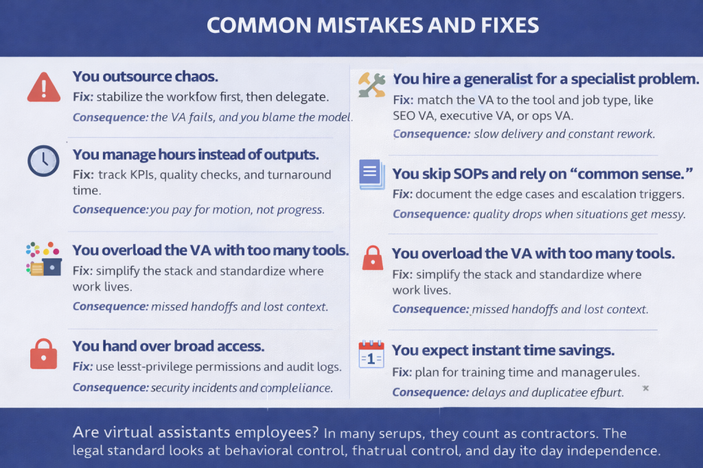 Can A Virtual Assistant Replace An Employee Mistakes And Fixes