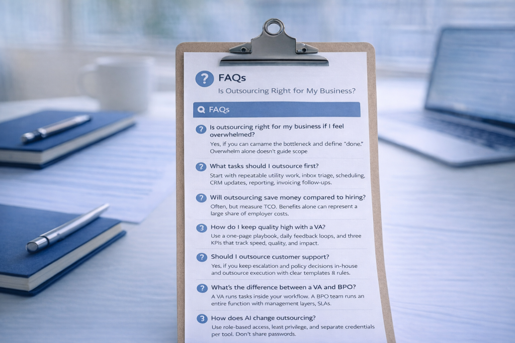 Is Outsourcing Right For My Business FAQs