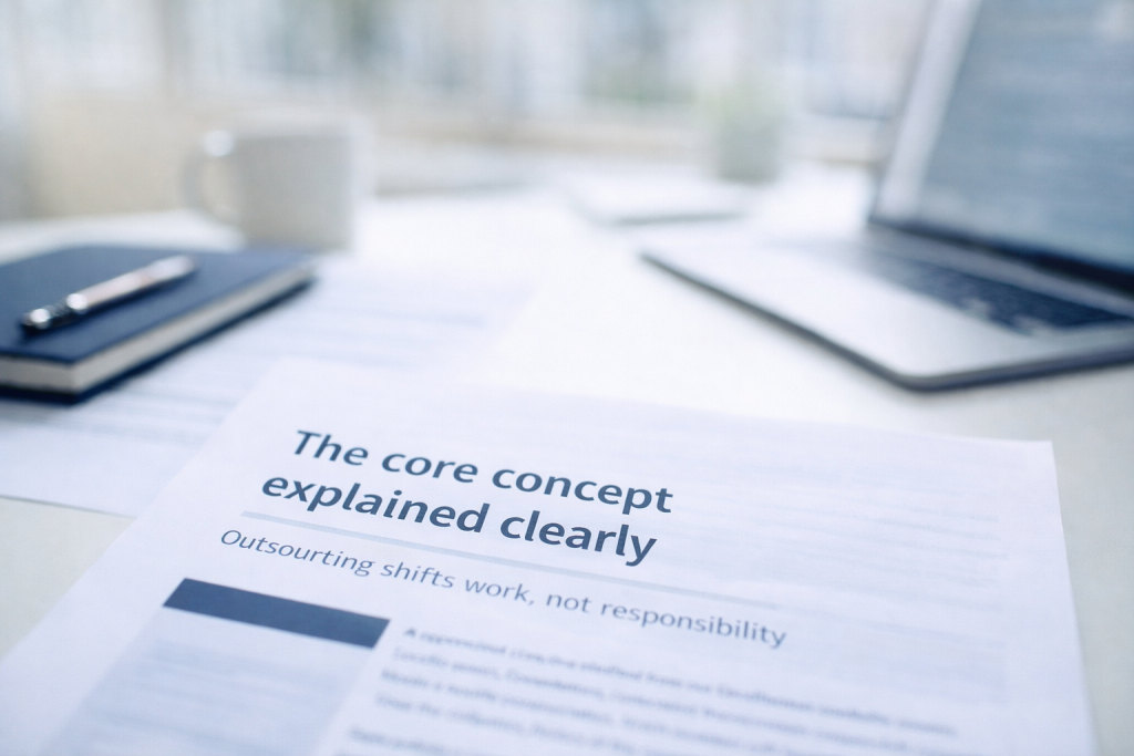 Is Outsourcing Right For My Business And The Core Concepts