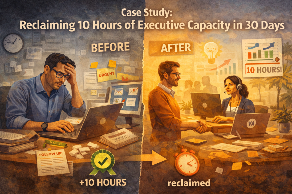 Outsourced Case Study To Reclaim Time