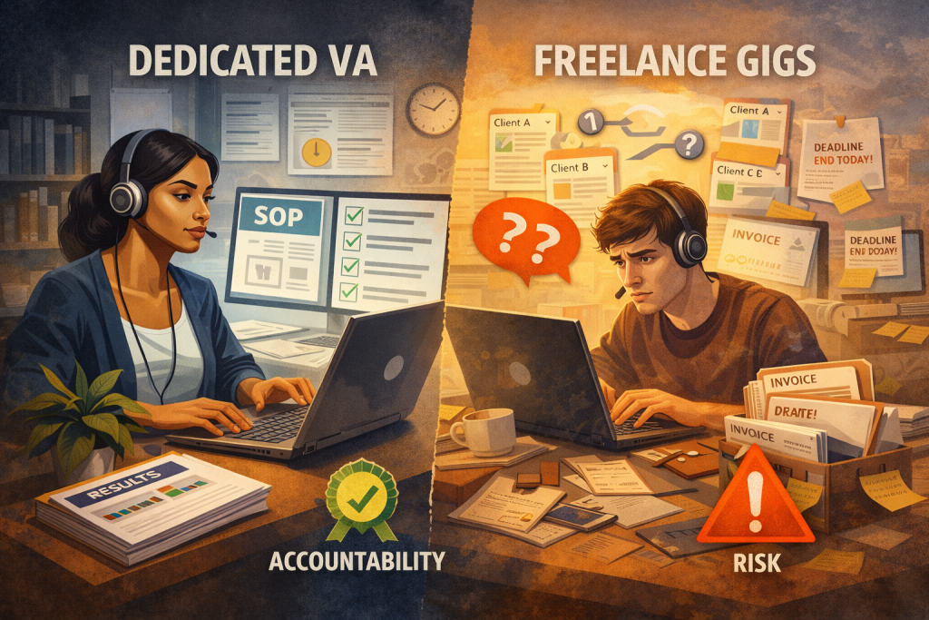 Outsourced To A Dedicated VA