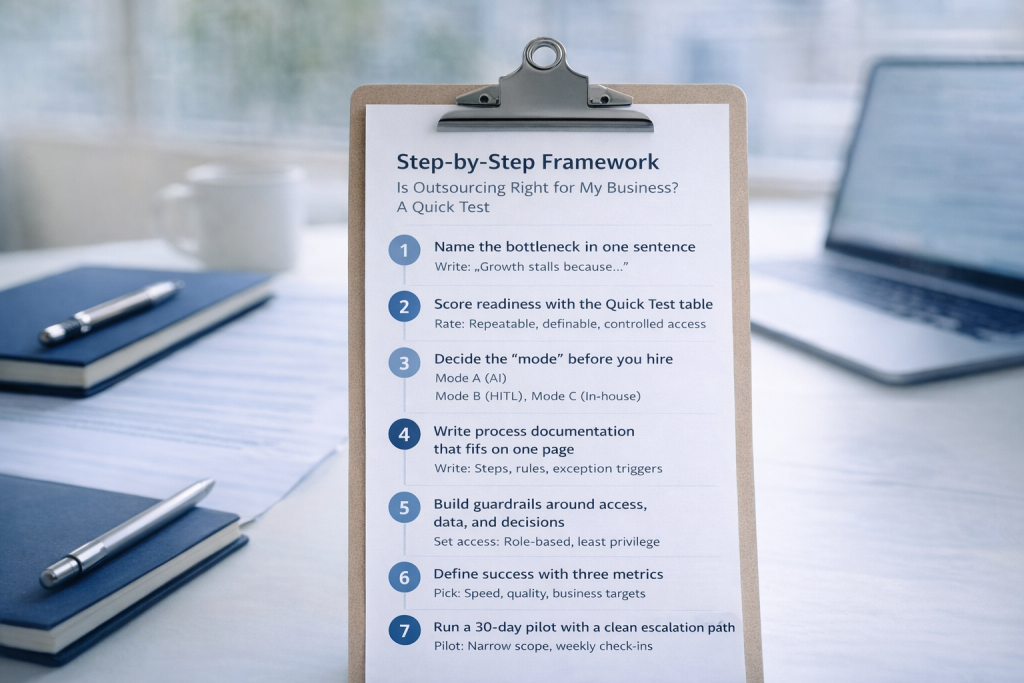 Step By Step Framework For Is Outsourcing Right For My Business