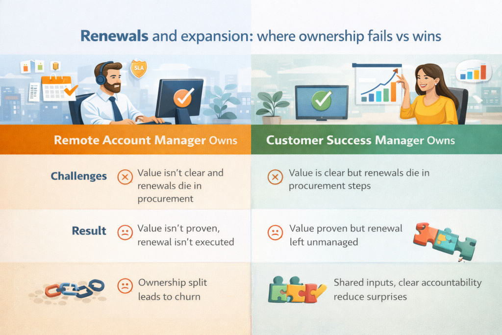 Virtual Account Manager Vs Customer Success Manager And Expansion