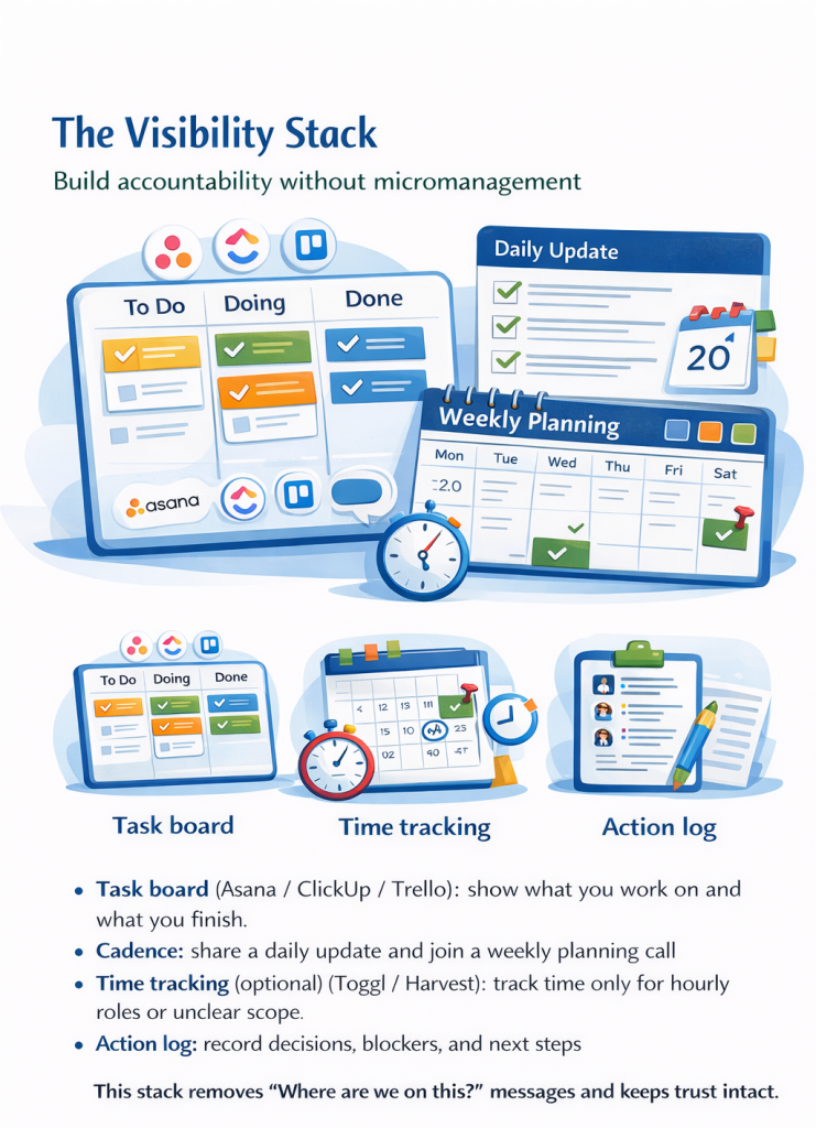 Visibility Stack And Virtual Assistant Interview Questions
