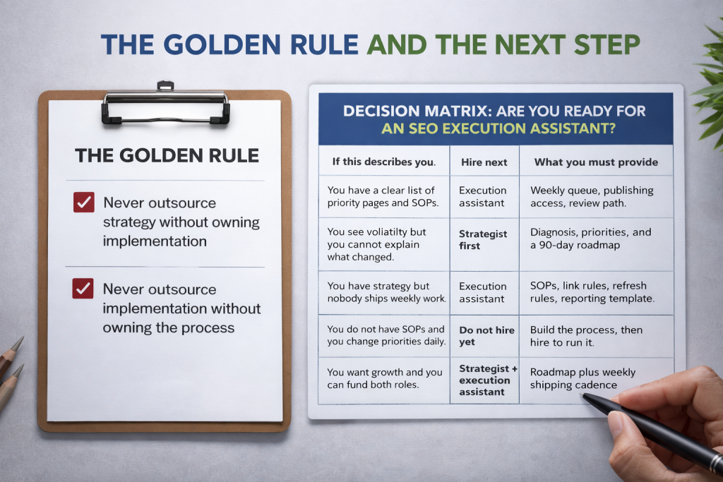 SEO VA Job Description Template And The Golden Rule