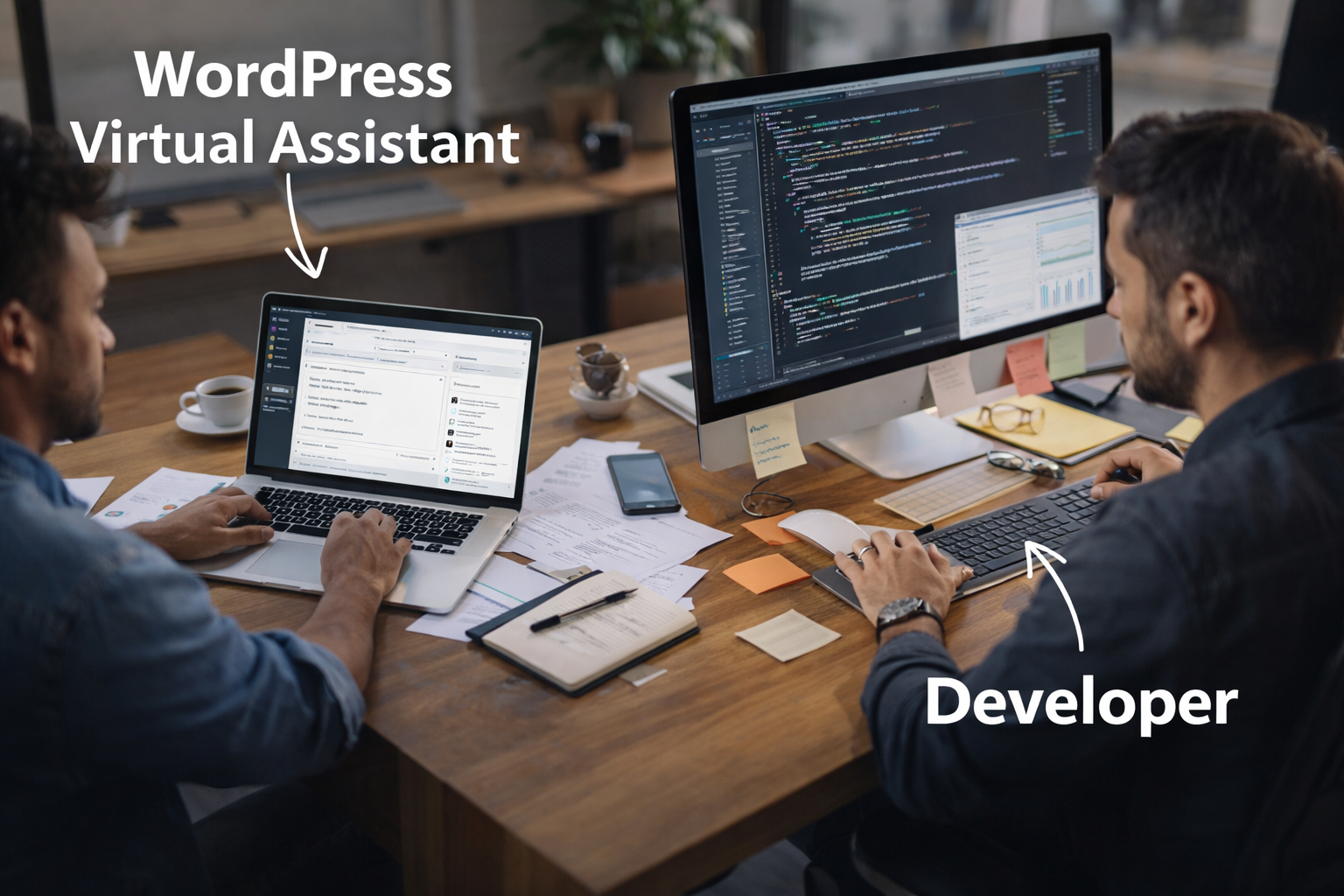WordPress Virtual Assistant vs Developer: Delegate Right