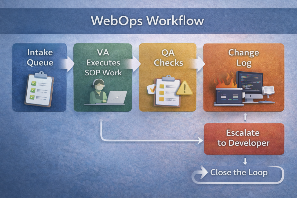 Word Press Virtual Assistant And Webops Workflow Explained