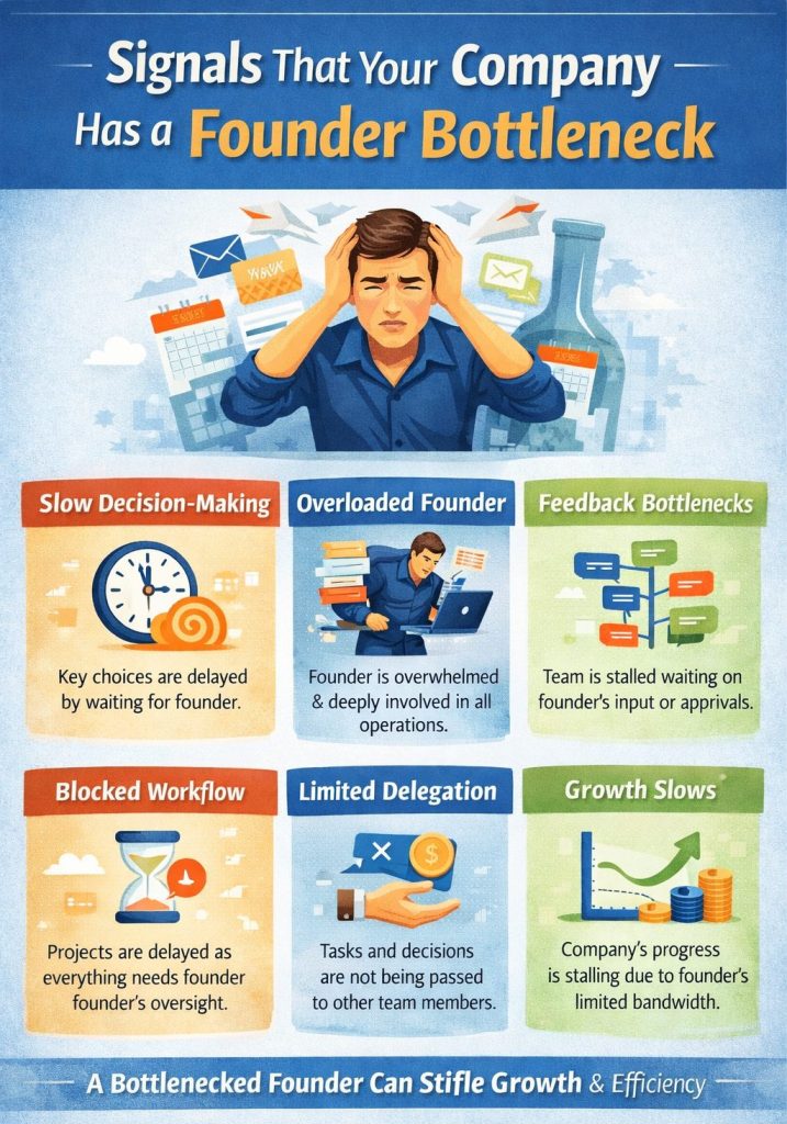 Signals That Your Company Has A Founder Bottleneck