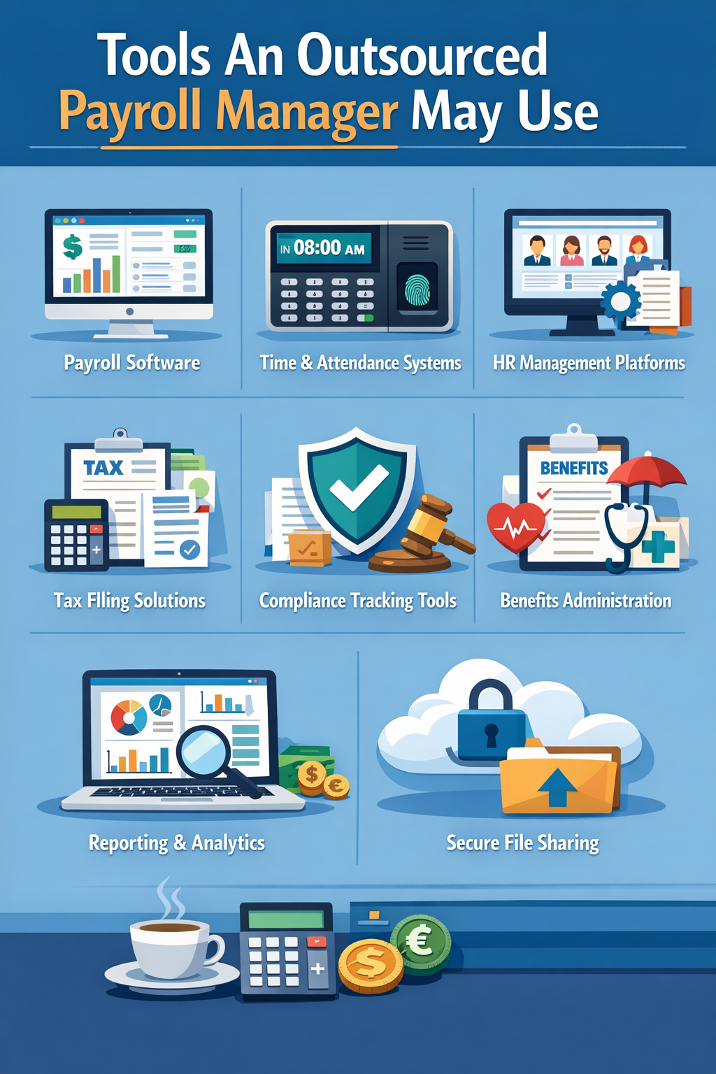 Tools An Outsourced Payroll Manager May Use