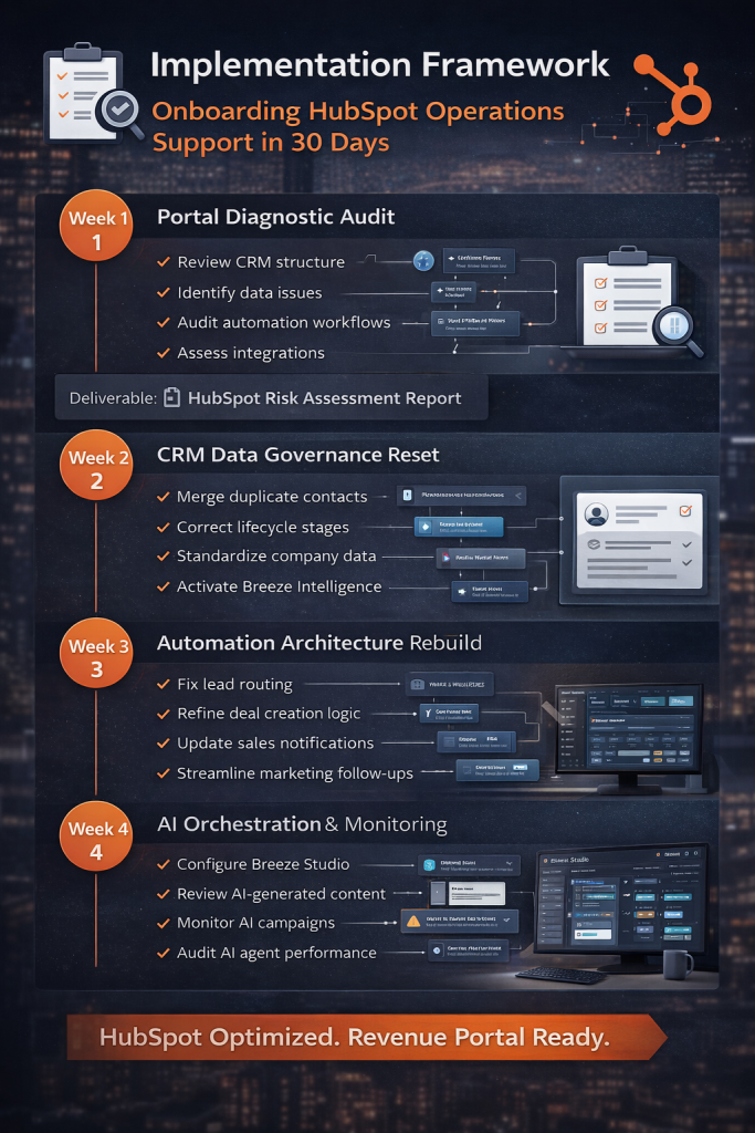 Virtual Assistant Trained In Hub Spot And The Framework