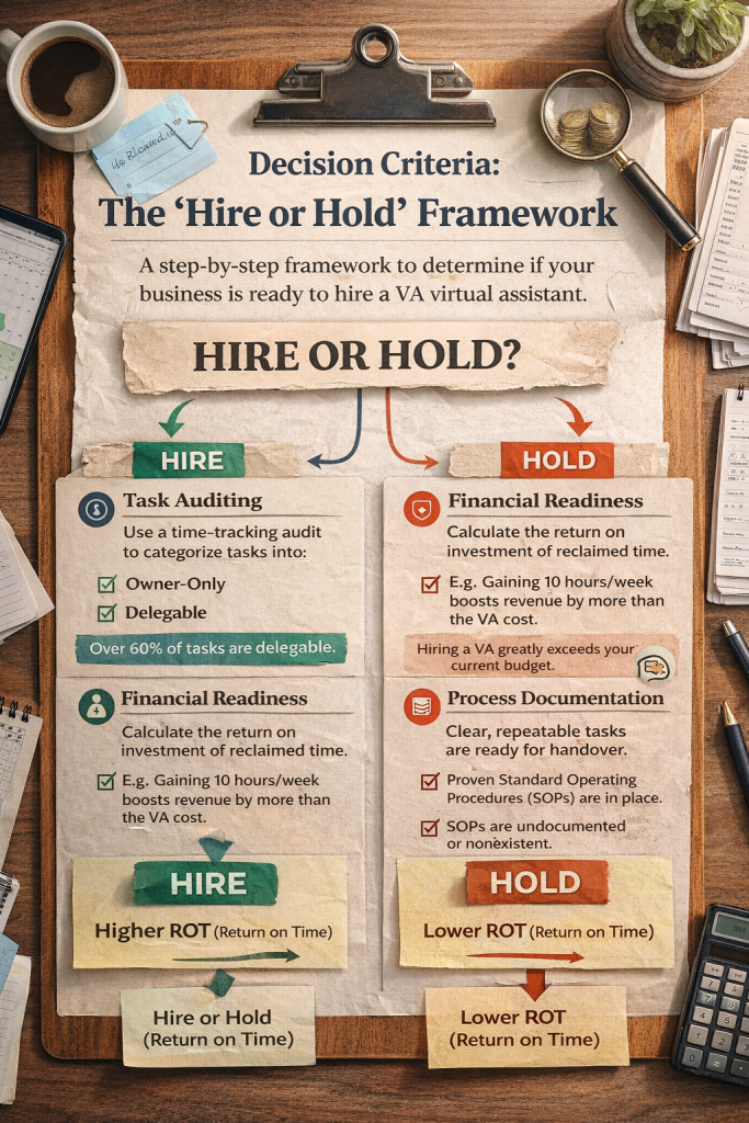 When Should You Hire A Virtual Assistant And Hiring Framework