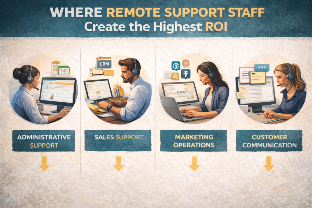 Where Remote Support Staff Create The Highest ROI And Boosting ROI