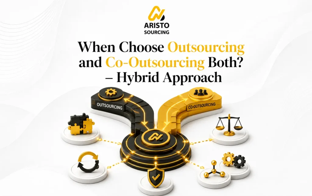 When Choose Outsourcing and Co-Outsourcing Both? - Hybrid Approach