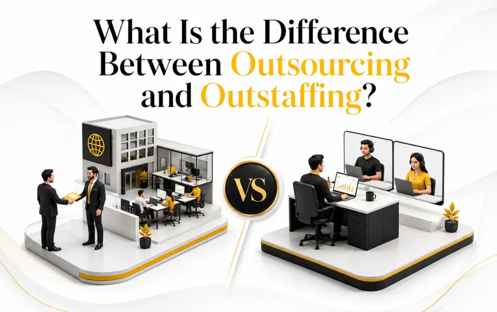 What Is the Difference Between Outsourcing and Outstaffing?